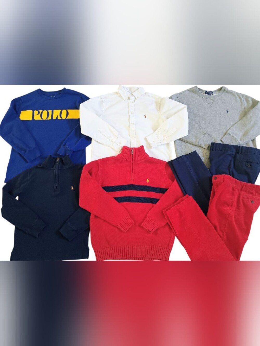 RALPH LAUREN BOYS SIZE 10/12 PREPPY CLOTHING BUNDLE!